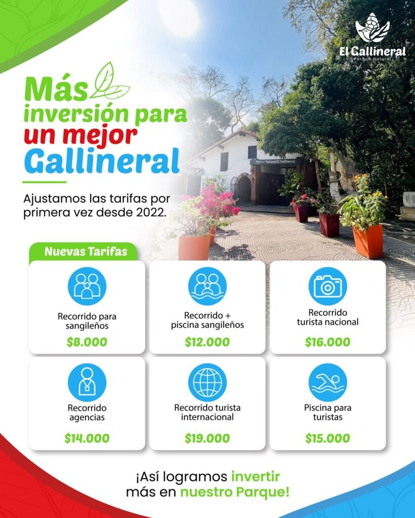 tarifas parque